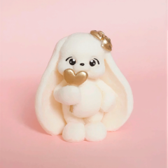 Фигурка из шоколадной глазури "Зайка с эскимо" ГФЗ012, ФГ140