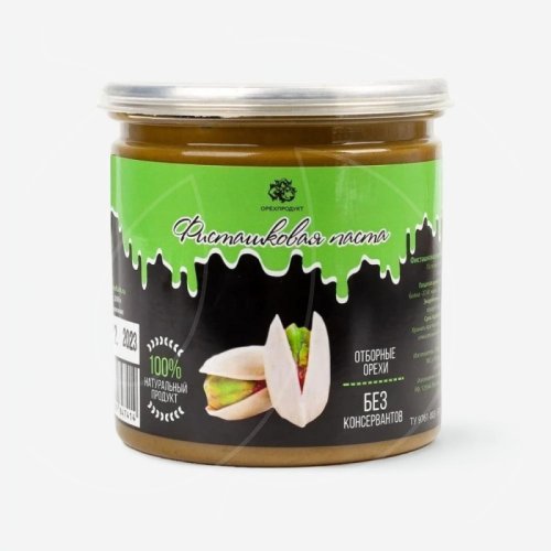Паста фисташковая натуральная обжаренная ОРЕХПРОДУКТ 200 г 